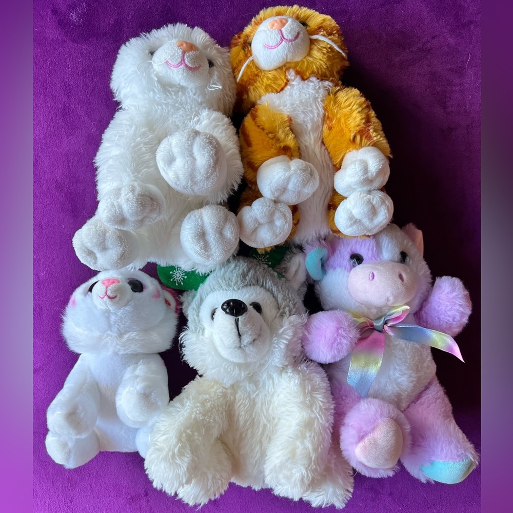 3 for $13 (all 5)Stuffed animal bundle
